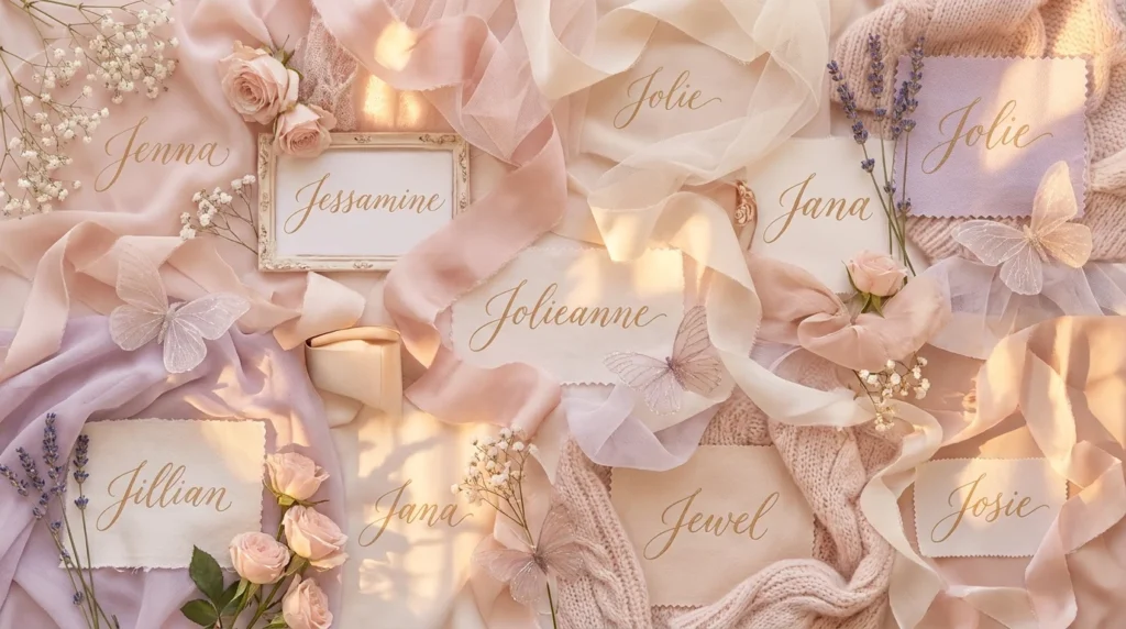 soft feminine j girl names
