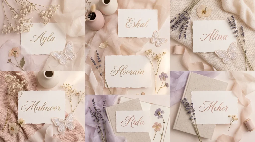 soft feminine muslim girl names