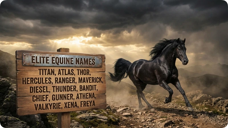 Strong Powerful Horse Names