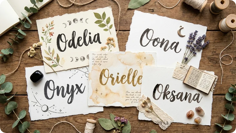 Unique Girl Names That Start With O
