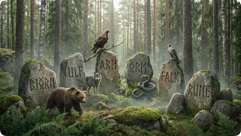 Viking Names With Nature And Animal Meanings