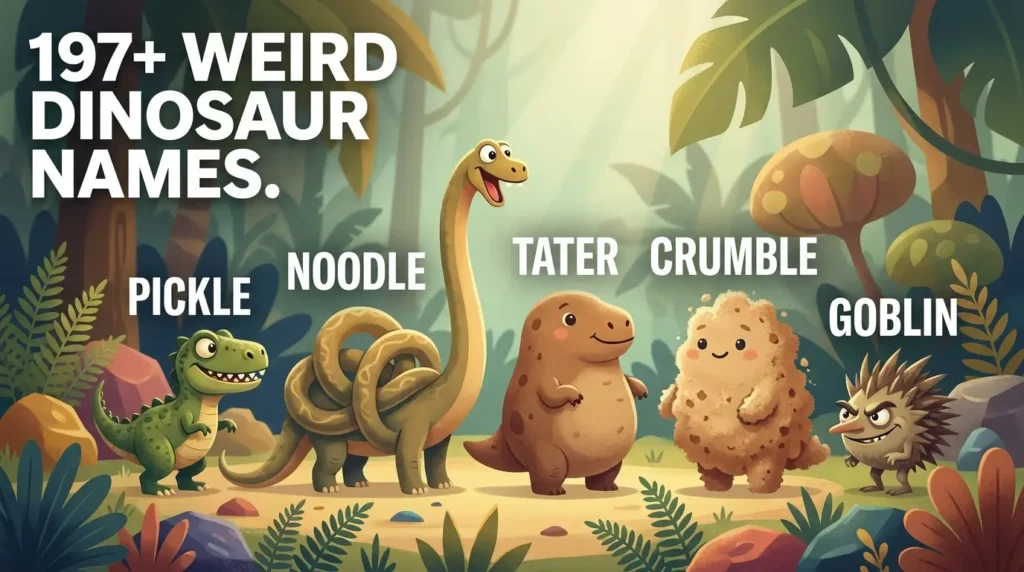 197 Weird Dinosaur Names