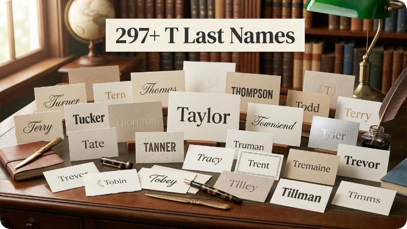 297 T Last Names