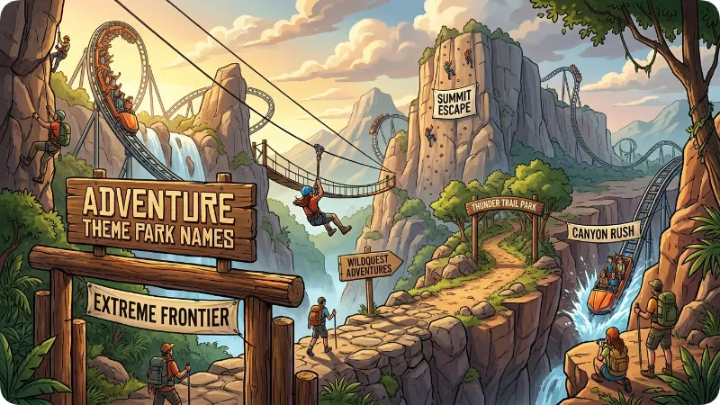 Adventure Theme Park Names