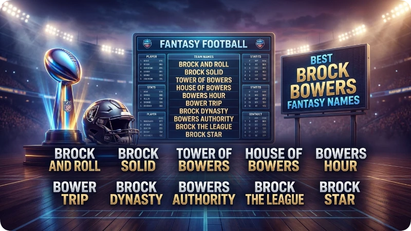 Best Brock Bowers Fantasy Names