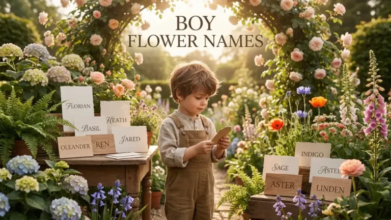 Boy Flower Names