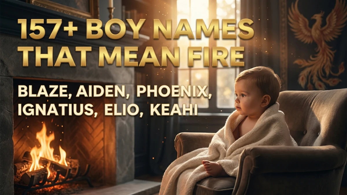 Boy Names That Mean Fire