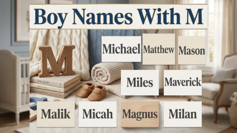 Boy Names With M