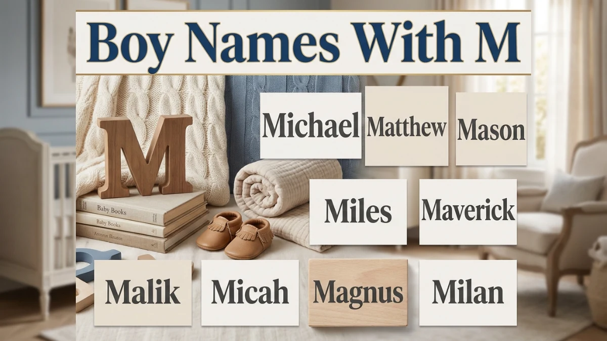 Boy Names With M