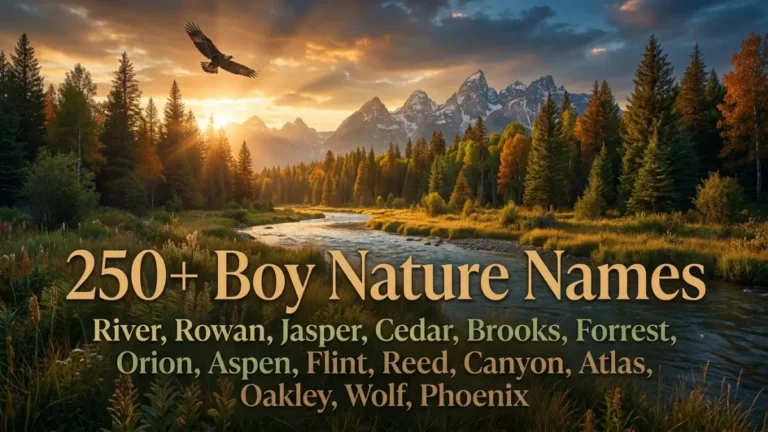 Boy Nature Names