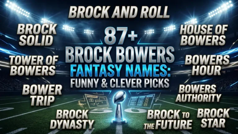 Brock Bowers Fantasy Names