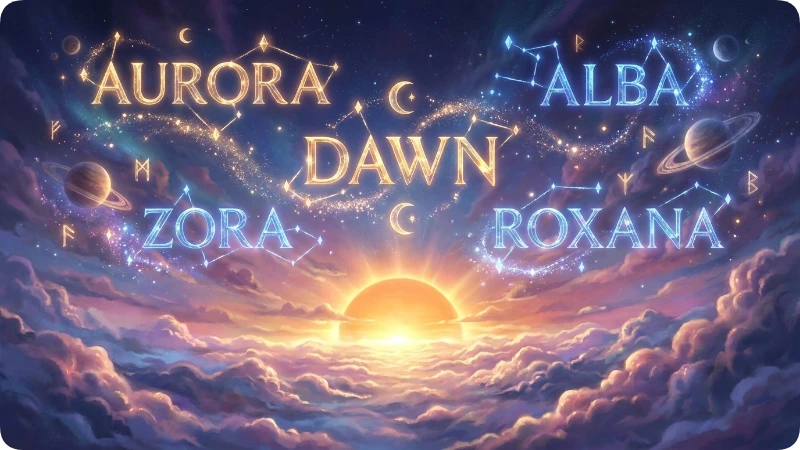 Celestial Girl Names Associated With The Sun