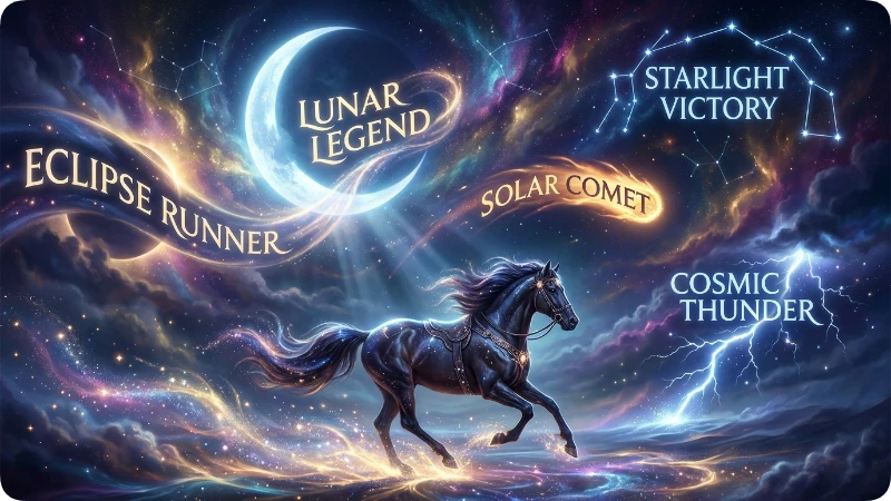 Celestial Mythical Racehorse Names