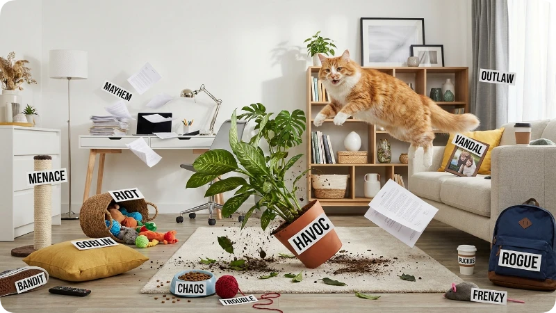 Chaotic Weird Cat Names