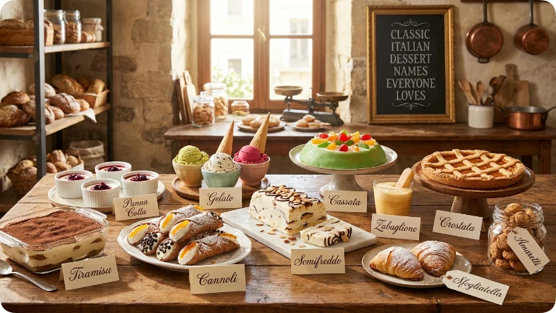 Classic Italian Dessert Names Everyone Loves