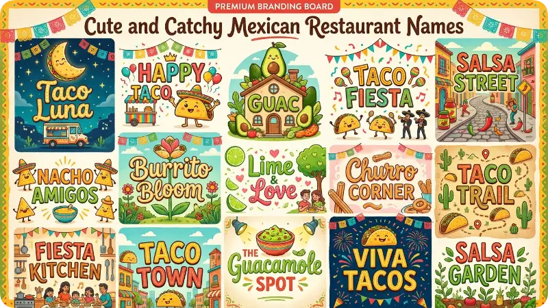 Cute Catchy Mexican Restaurant Names