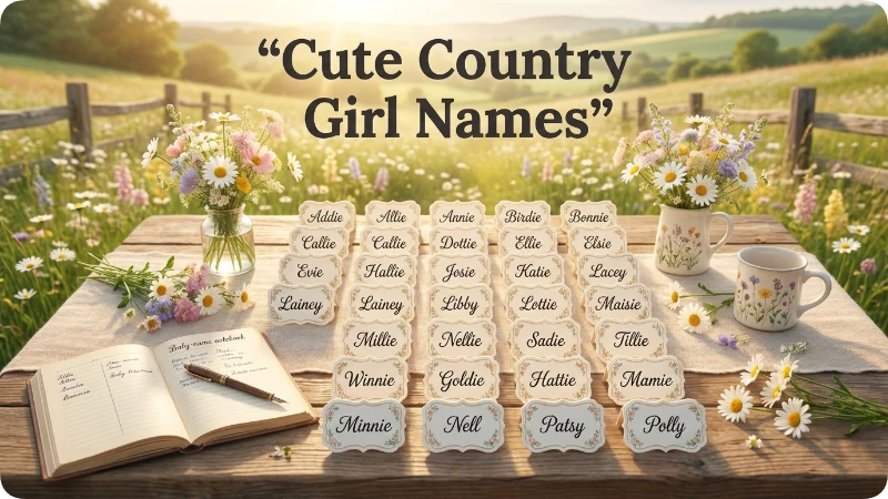 Cute Country Girl Names