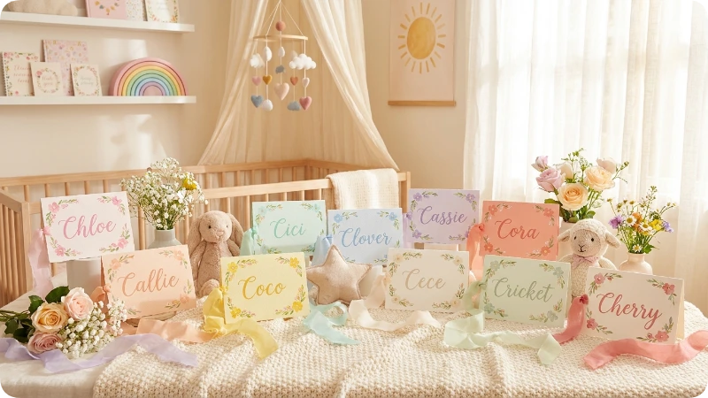 Cute Girl Names Starting With C