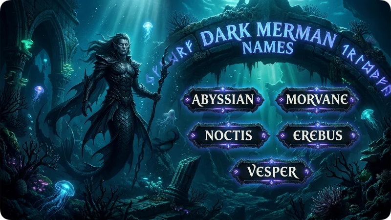 Dark Merman Names