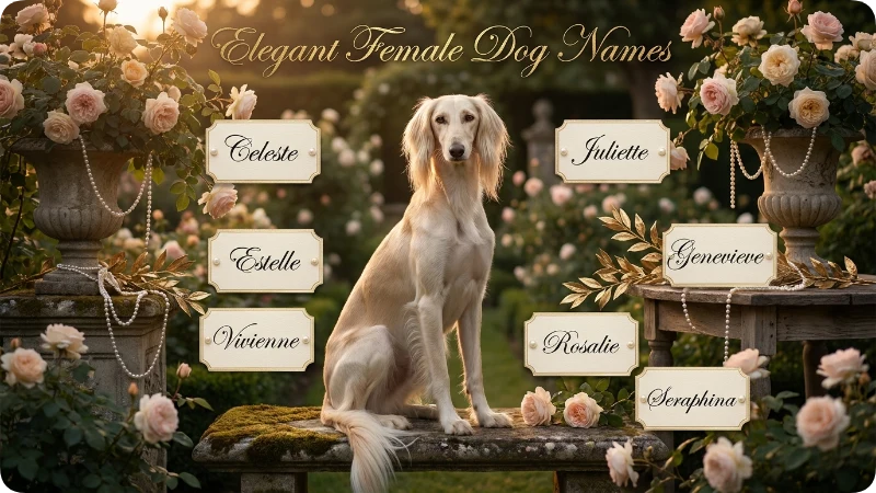 Elegant Female Dog Names