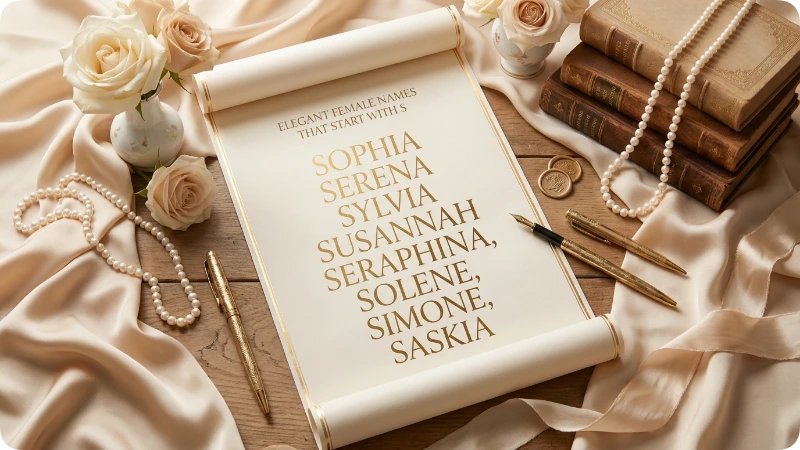 Elegant Female Names That Start With S