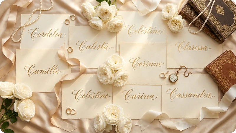 Elegant Girl Names With C