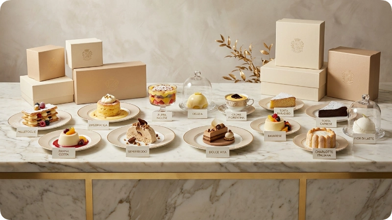 Elegant Italian Dessert Names For Luxury Brands