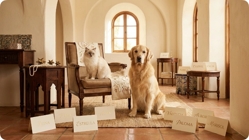 Elegant Sophisticated Spanish Pet Names