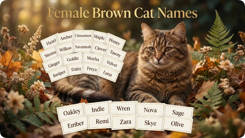 Female Brown Cat Names