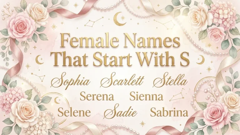 Female Names That Start With S