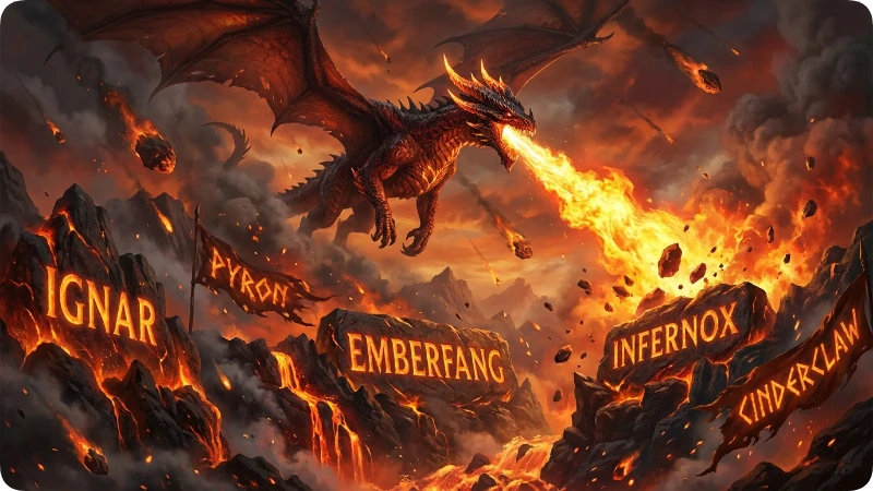 Fire Dragon Names Males