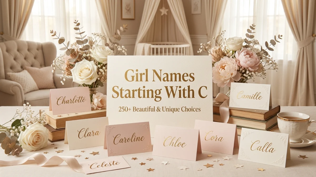 Girl Names Starting With C