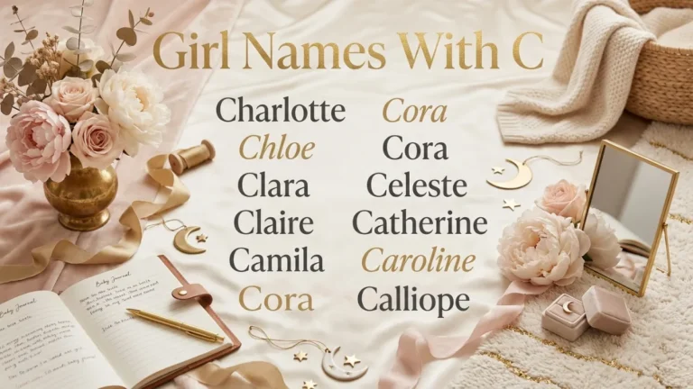 Girl Names With C
