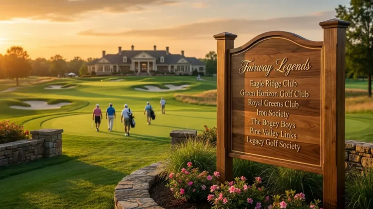 Golf Club Names