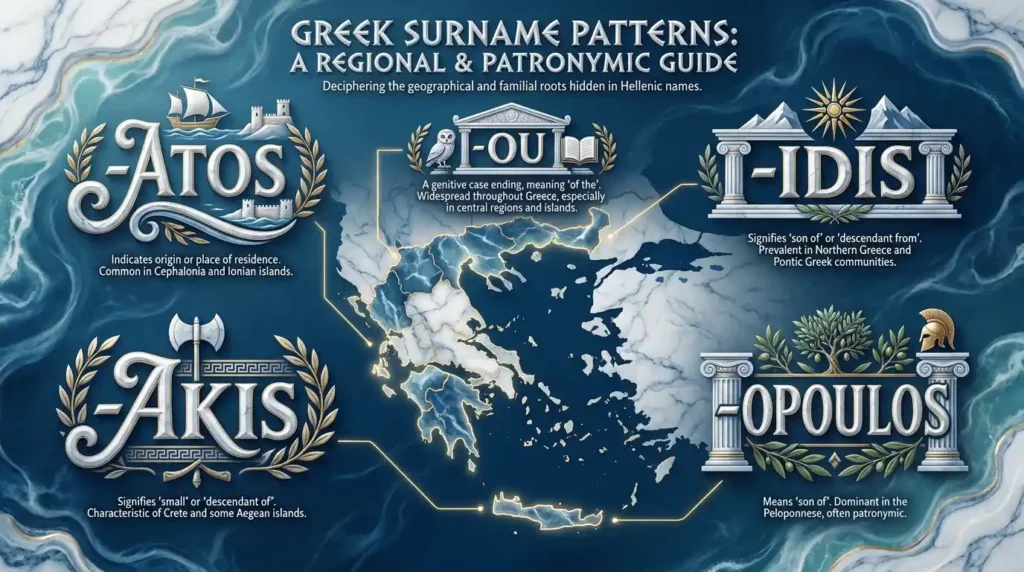 Greek Surname Endings