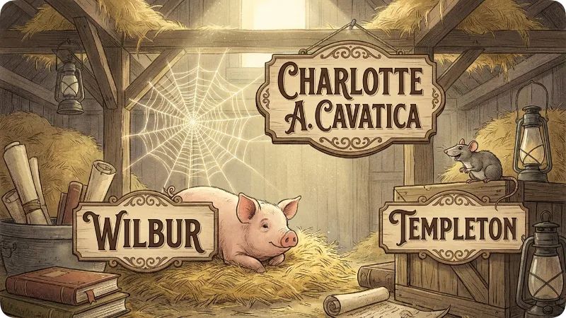 Main Charlottes Web Character Names
