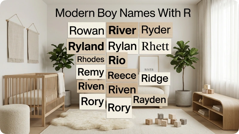 Modern Boy Names With R