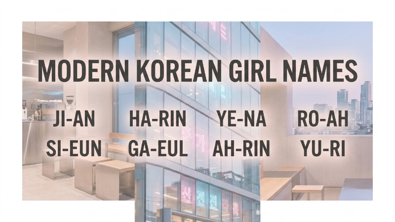 Modern Korean Girl Names