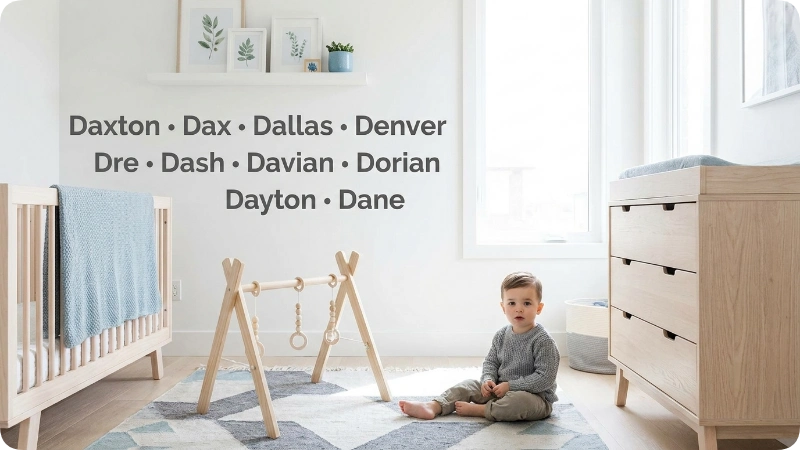 Modern Trendy D Names For Boys