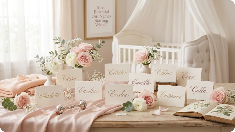 Most Beautiful Girl Names Starting With C
