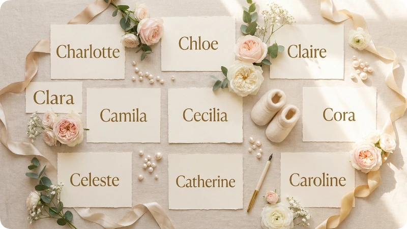 Most Beautiful Girl Names With C
