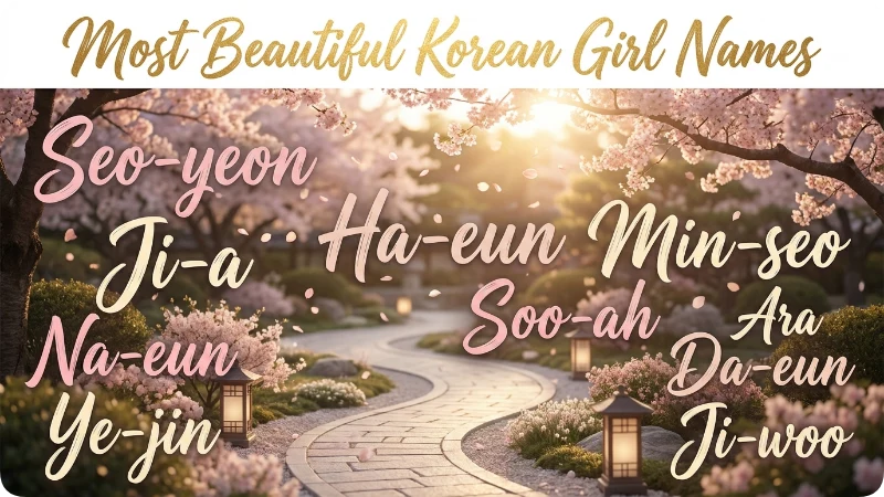 Most Beautiful Korean Girl Names