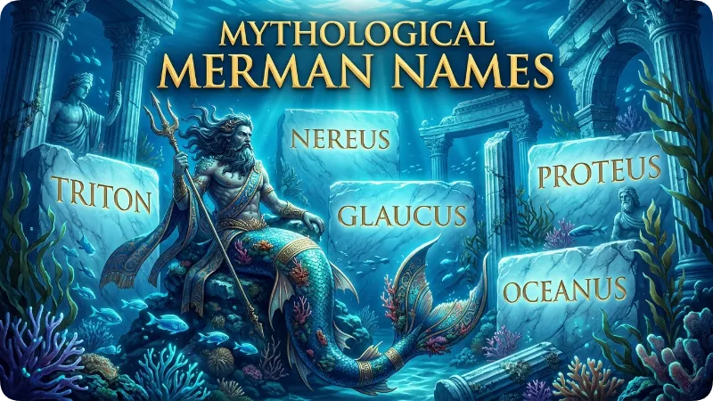Mythological Merman Names