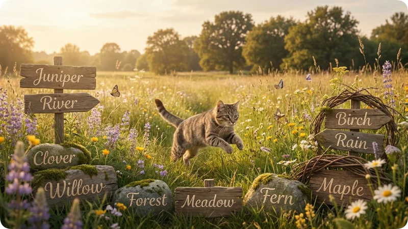 Nature Inspired Cat Names