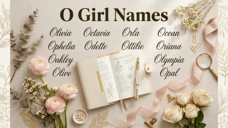 O Girl Names
