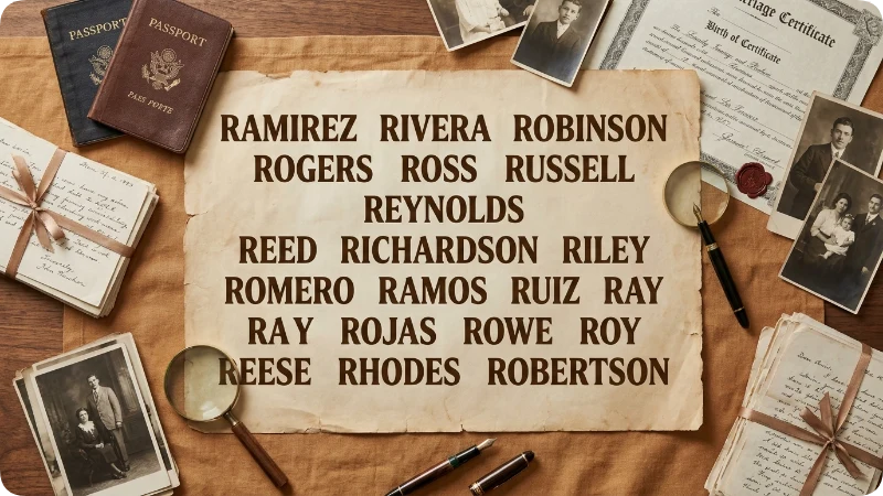 Popular R Last Names