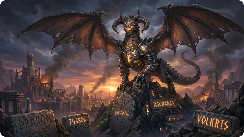 Powerful Male Dragon Names