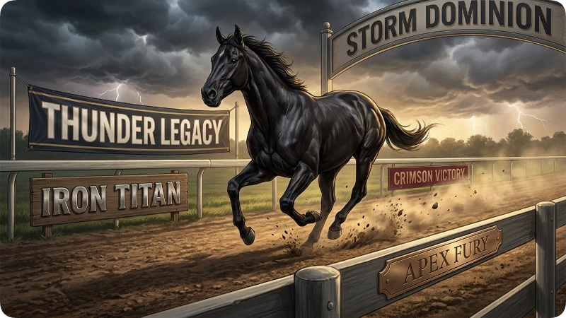 Powerful Racehorse Names