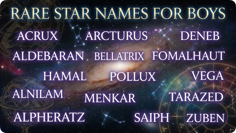 Rare Star Names For Boys