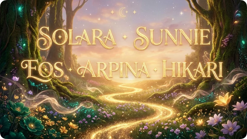 Rare Unique Girl Names That Mean Sun